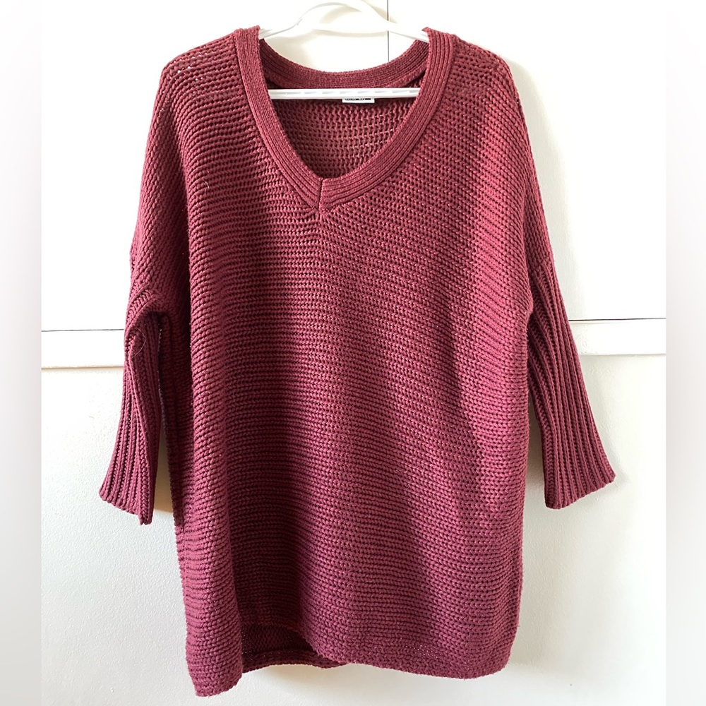 Noisy May 3/4 tunic length sweater